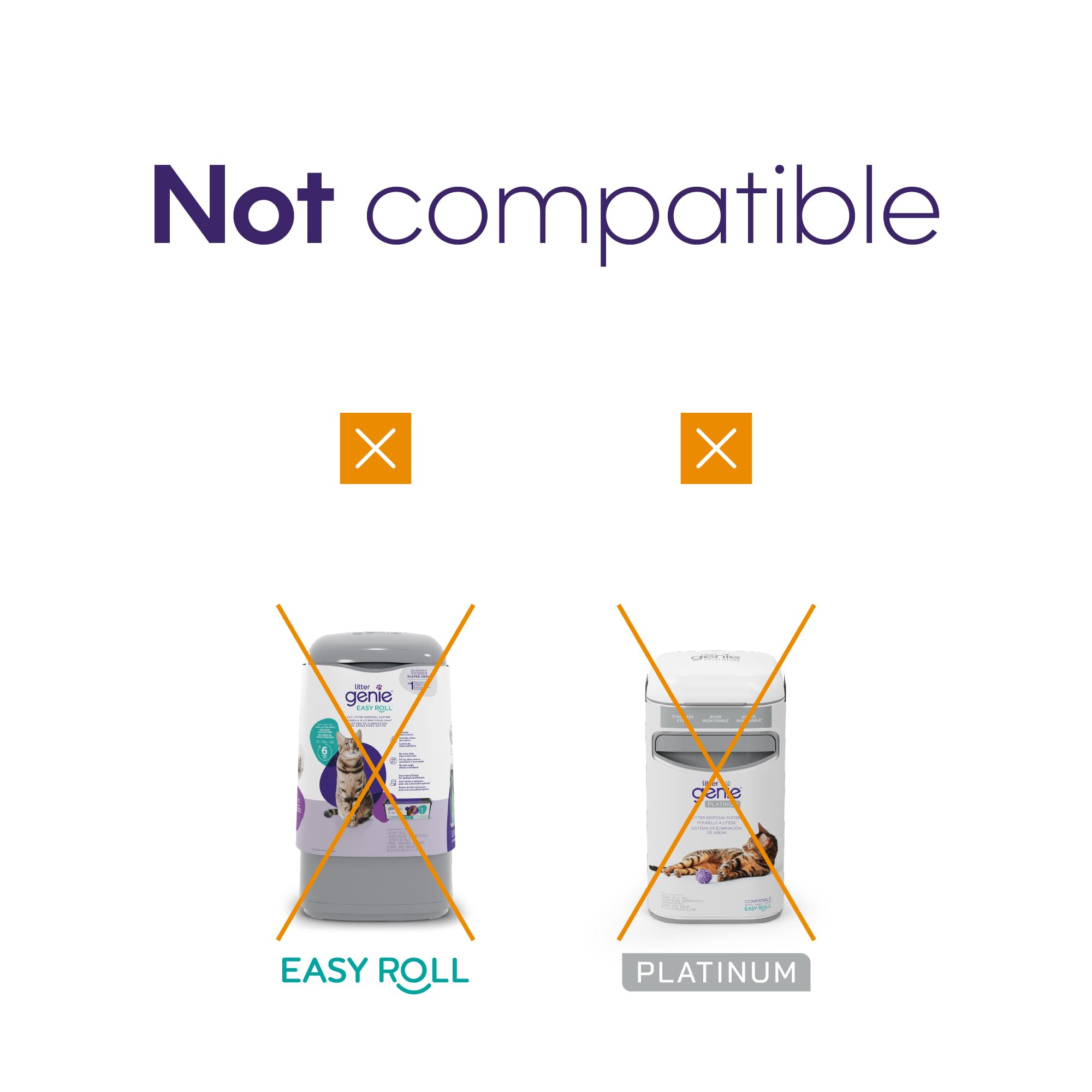 Ensemble 4 paquets Litter Genie, économie et tranquillité d’esprit.