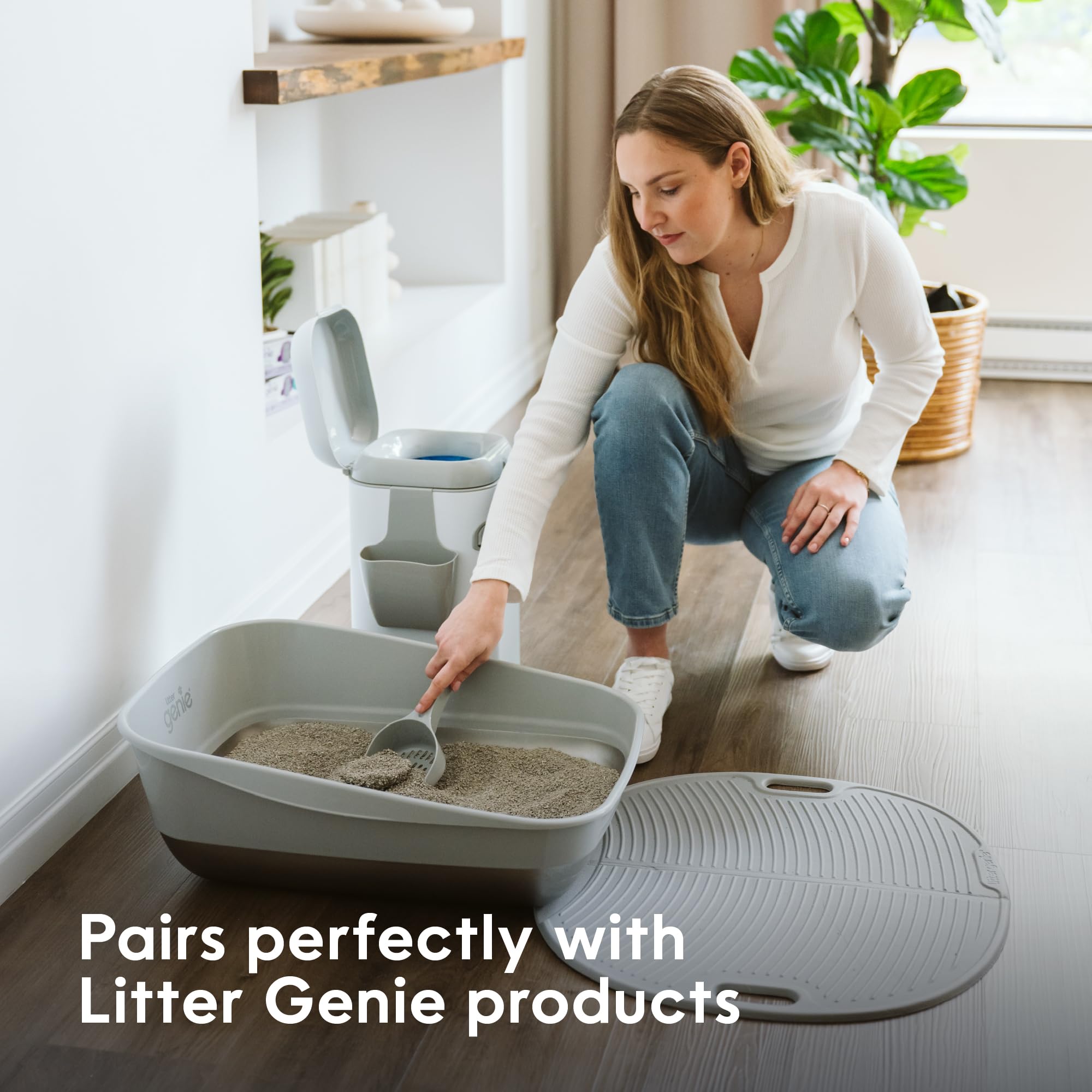 Litter Genie Light manipulation facile, usage quotidien pratique.