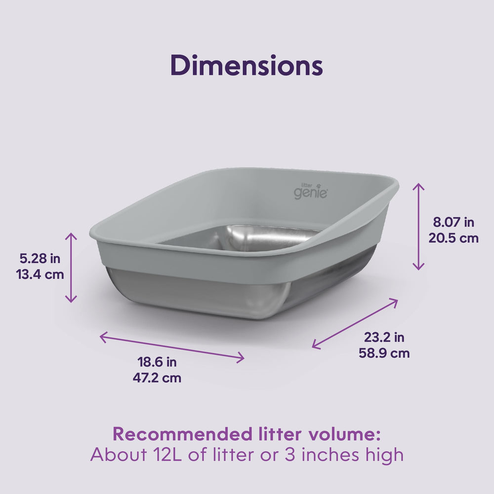 Litter Genie Platinum – élégance moderne pour s’intégrer à votre intérieur.