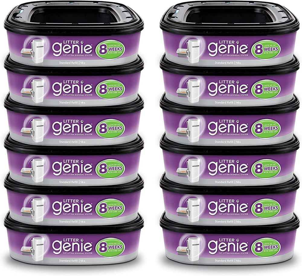 Recharge Litter Genie avec barrière d’odeurs violet pour une protection durable
