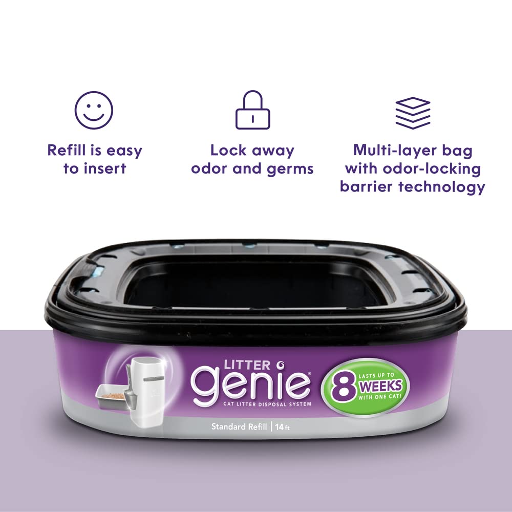 Sacs compatibles Litter Genie: ajustement parfait pour le bac.