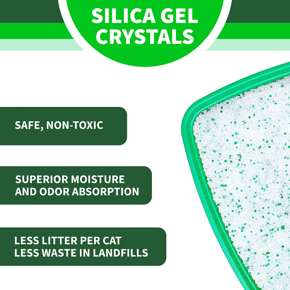 Litter Pearls Crystal Clear – cristaux Silice Gel sans parfum pour chats.