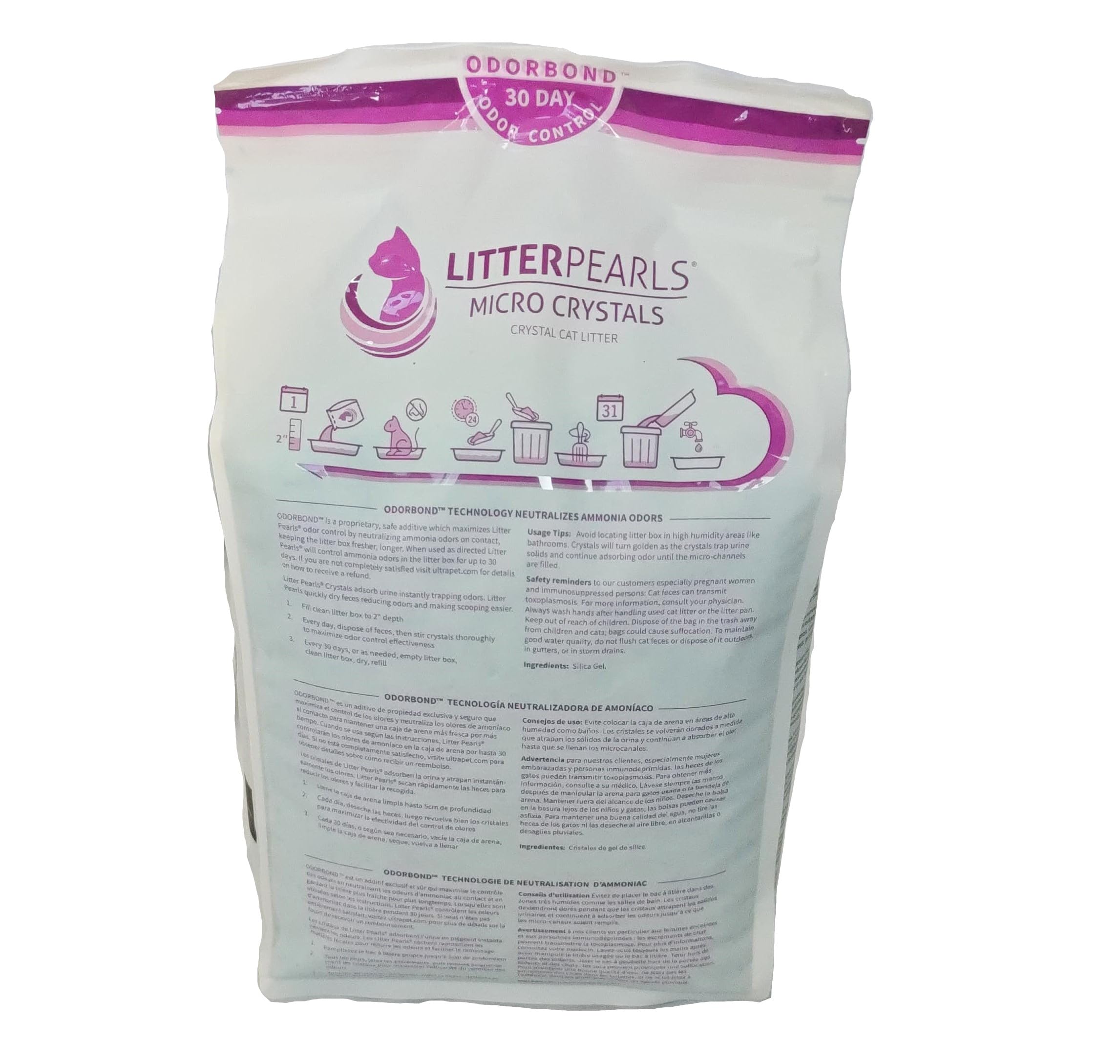 Litter Pearls Micro Crystals – douceur sur les pattes des chats sensibles.
