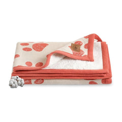Couverture Little Dedi pour bébé et animaux, coton et sherpa, douceur et chaleur pour moments rassurants.