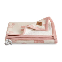 Little Dedi – couverture bébé et animaux en coton doux avec sherpa, chaleur naturelle.
