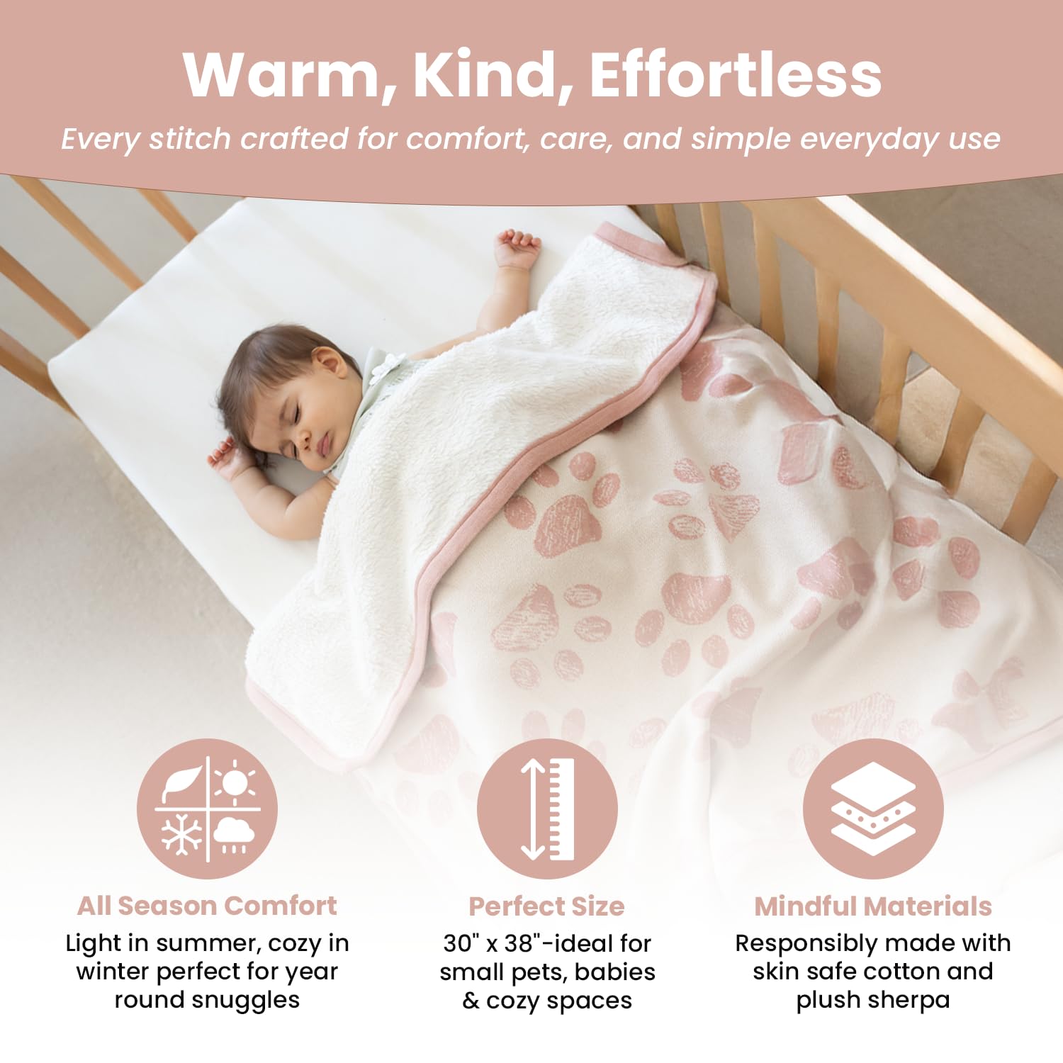 Little Dedi – dimension 76×96 cm adaptée pour bébé et petits animaux.