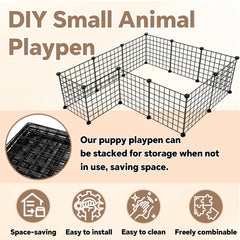 Parc LiuTaoWMX modulable pour petits animaux, agencement flexible