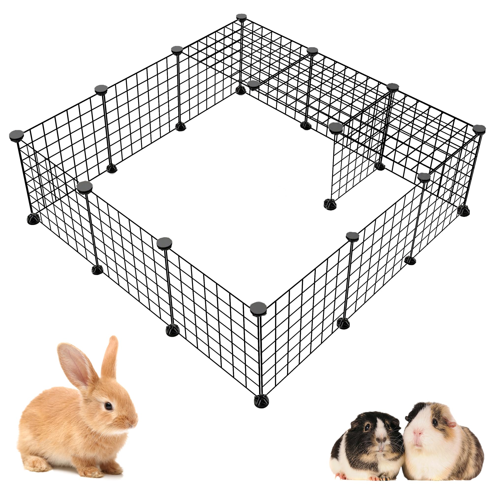 Parc LiuTaoWMX avec 16 panneaux pour petits animaux, habitat personnalisable