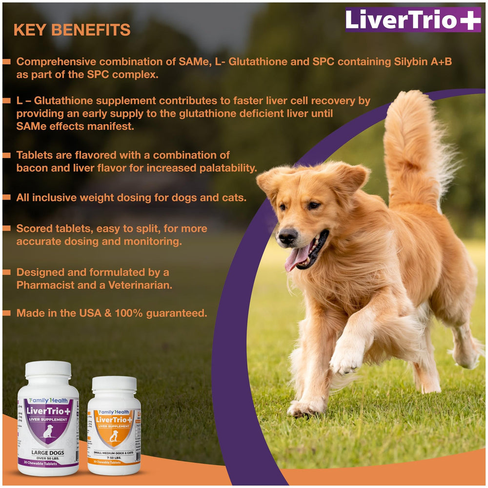 LiverTrio+ rappel de dosage et conseils d’utilisation sur l’emballage