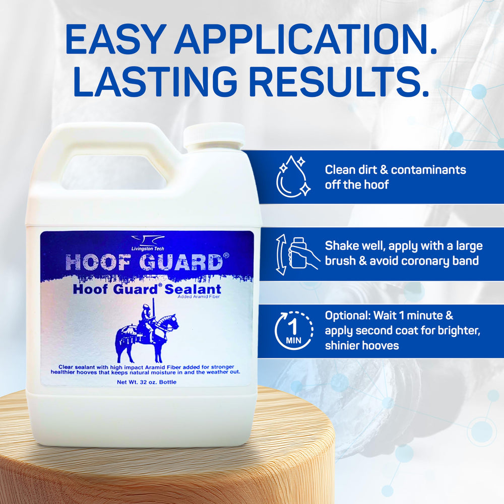 LivingstonTech Hoof Guard – application facile sans outils.