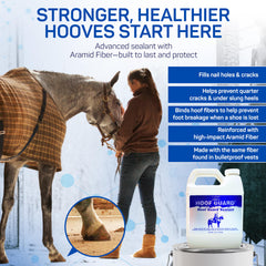 LivingstonTech Hoof Guard – bouchage des fissures et trous sur le sabot.