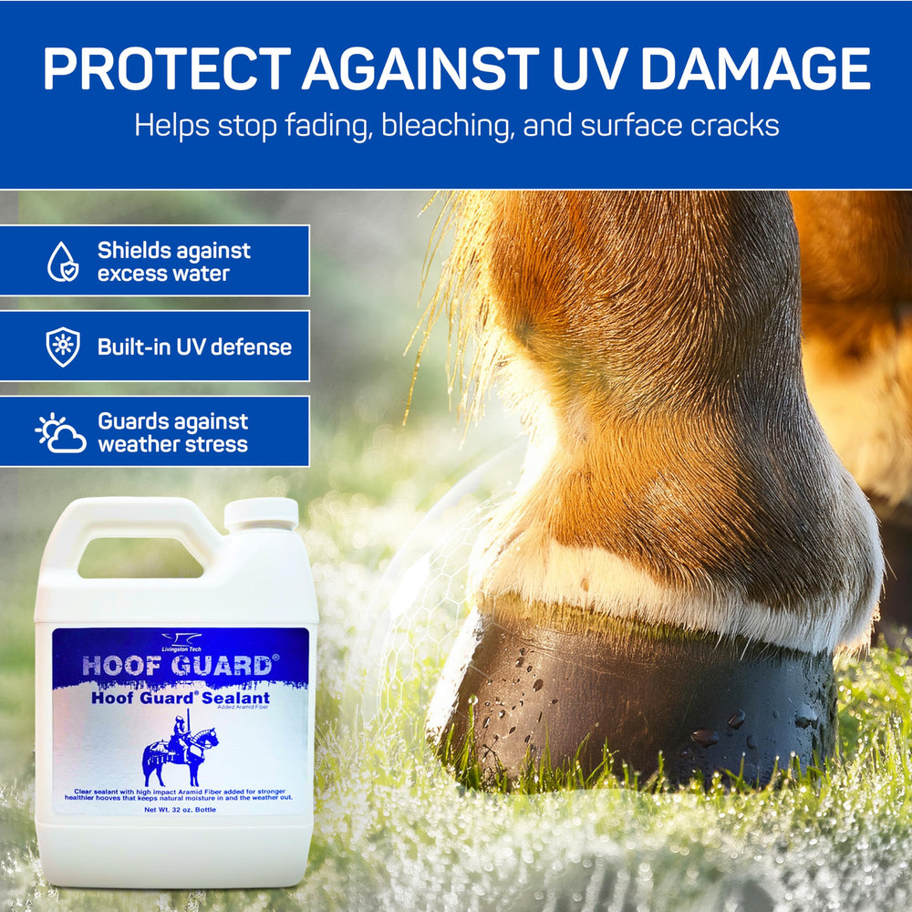 LivingstonTech Hoof Guard – protection UV du sabot.