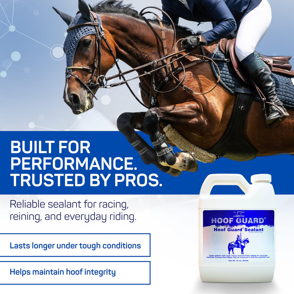 LivingstonTech Hoof Guard – sabot propre et brillant après utilisation.