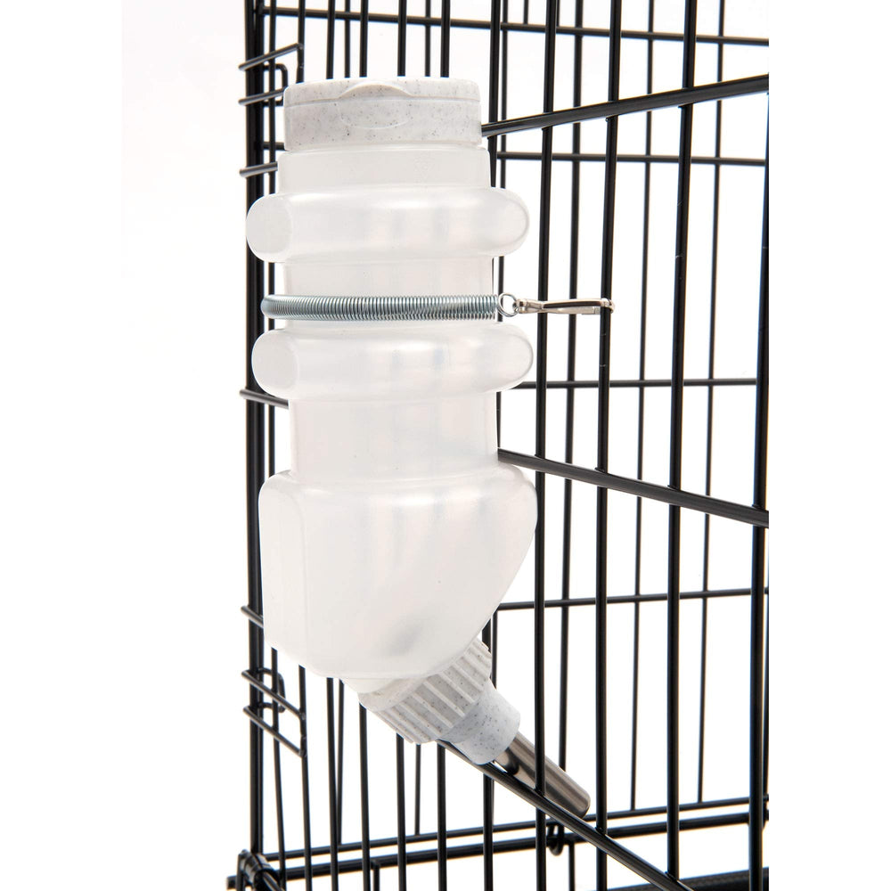 Fixation Lixit sur cage à deux positions, hauteur ajustable.