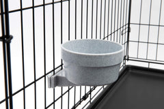 Bol Lixit eau sur cage amovible, pratique et anti-renversement pour les repas.
