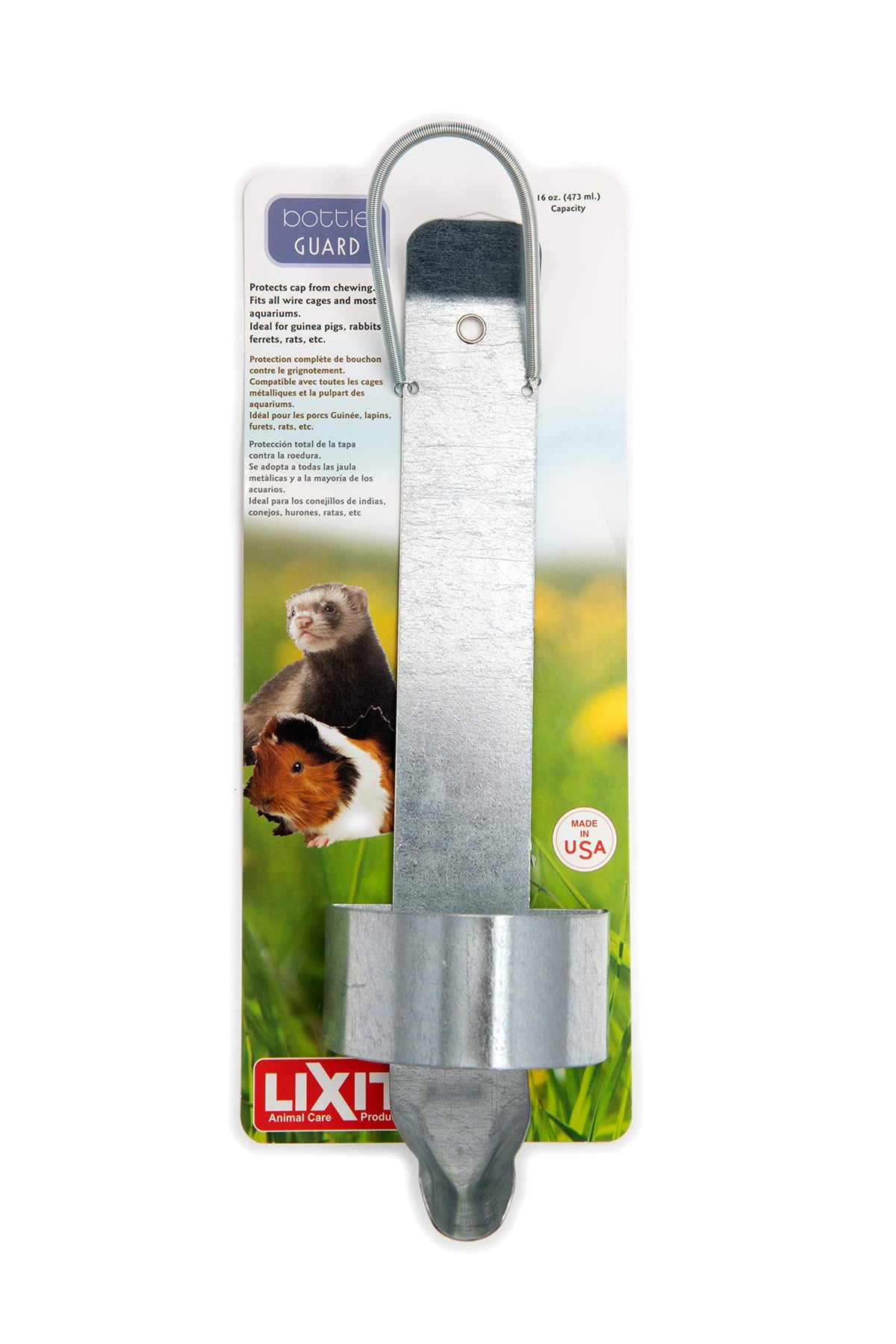 Lixit bouclier-morsure-bouteille-16oz protège la bouteille des morsures.