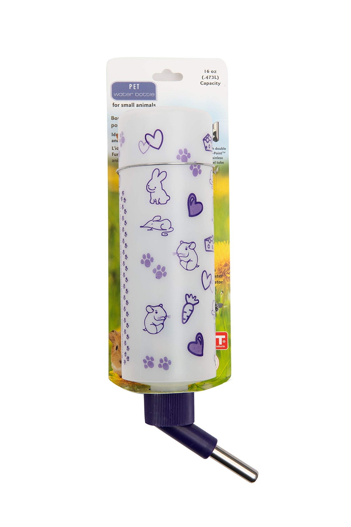 La bouteille d eau Lixit pour cage résiste aux intempéries et convient au plein air.