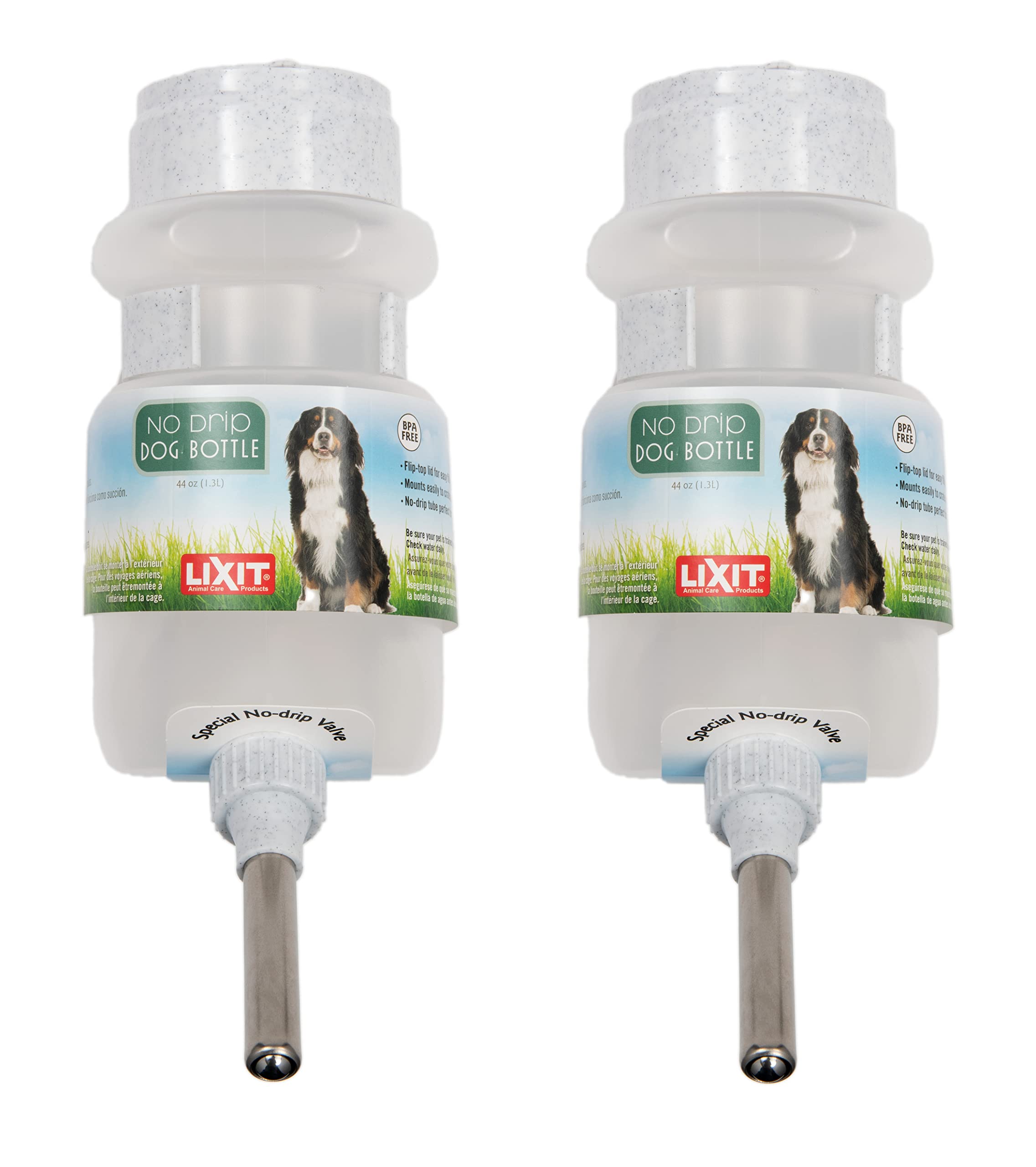 Bouteille Lixit – remplissage par le haut et sans fuite.