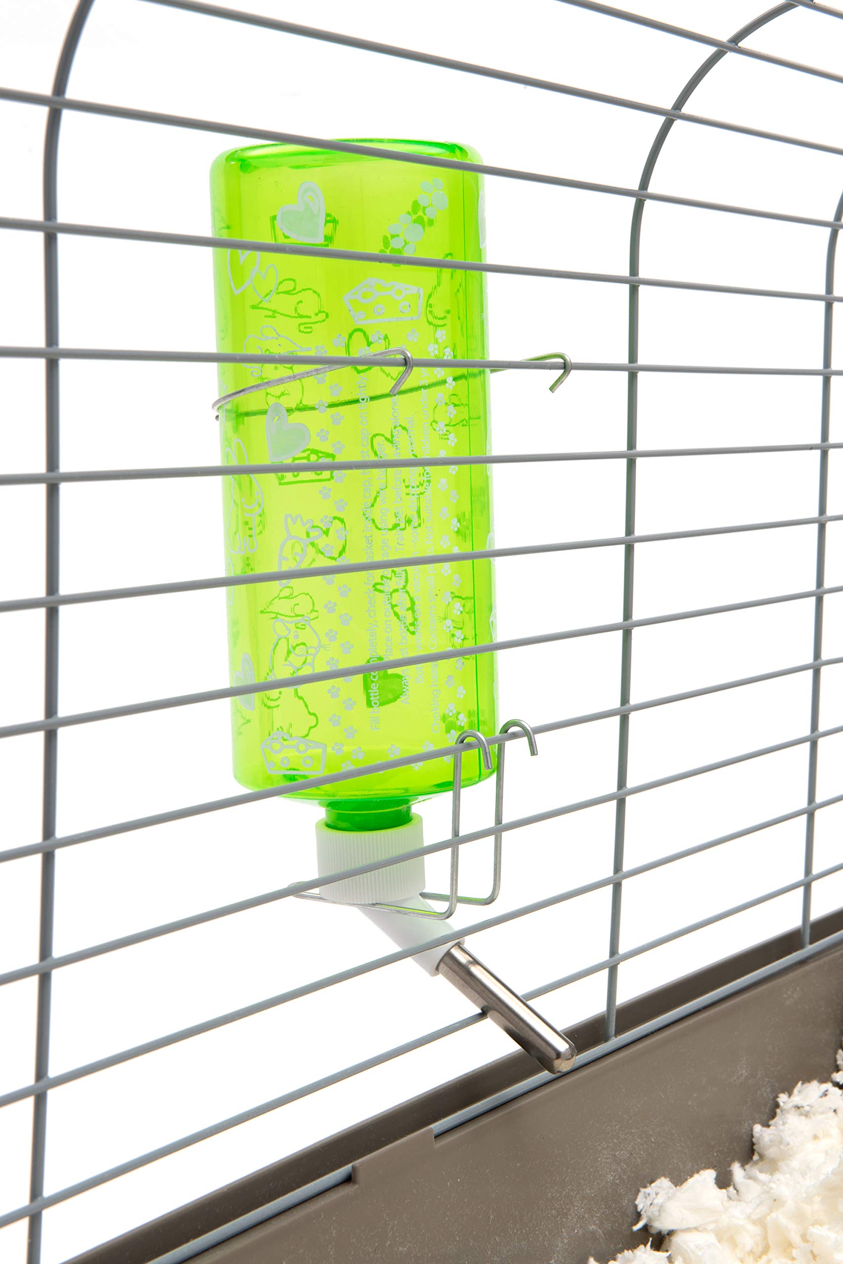 Bouteille Critter Bright translucide, controle visuel du niveau d'eau.