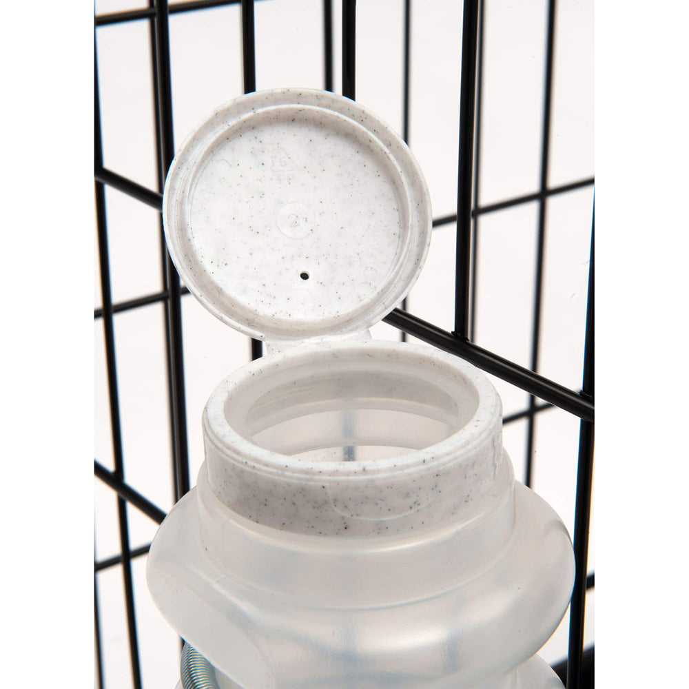 Idéale pour cages de voyage, hydratation pratique en déplacement.