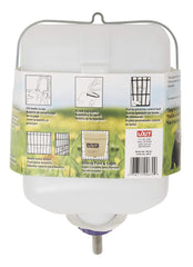 Bouteille Lixit adaptée à l'extérieur, résistante et prête pour l'extérieur.