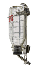 Bouteille Lixit en verre avec tube large 950ml, idéale pour grands oiseaux.