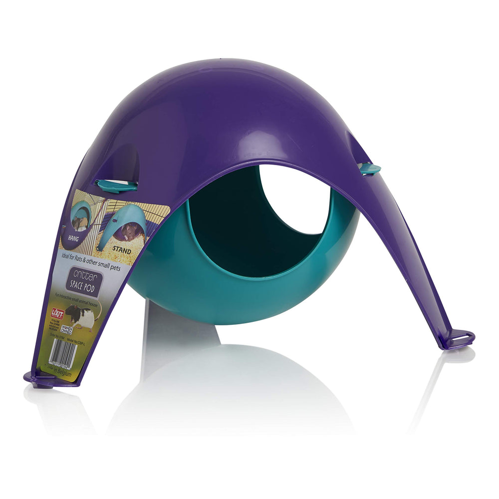 Pod-espace-grand Lixit, habitat polyvalent pour petits animaux.