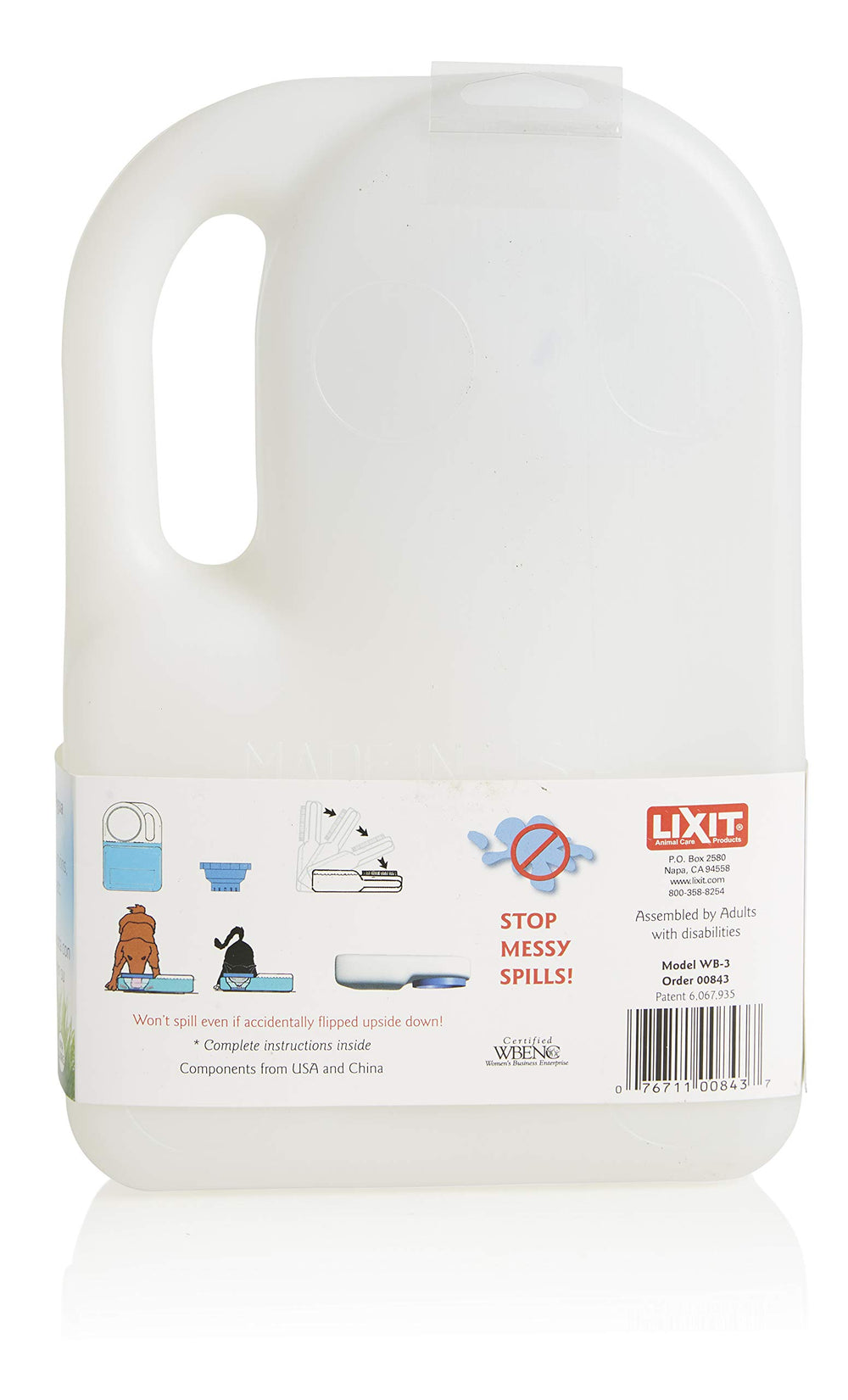 Remplissage automatique, sans déversement, pour hydratation nomade.