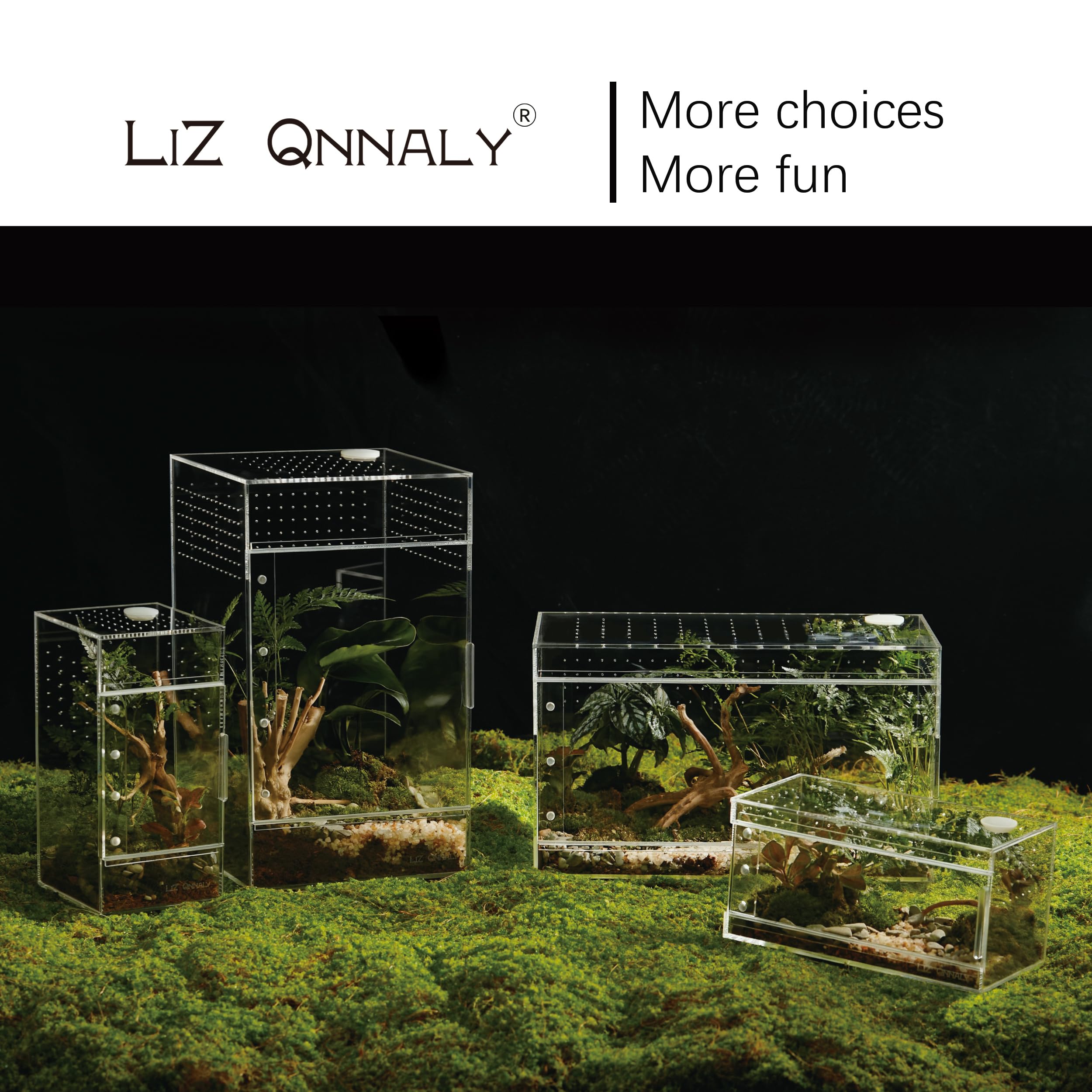 Format empilable LIZ QNNALY permettant des configurations multiples.