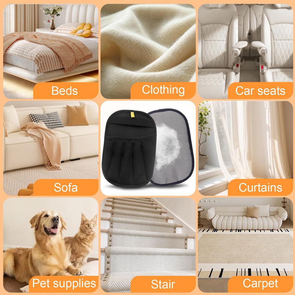 Gant Lktvys offre un massage-douce lors du toilettage des animaux.