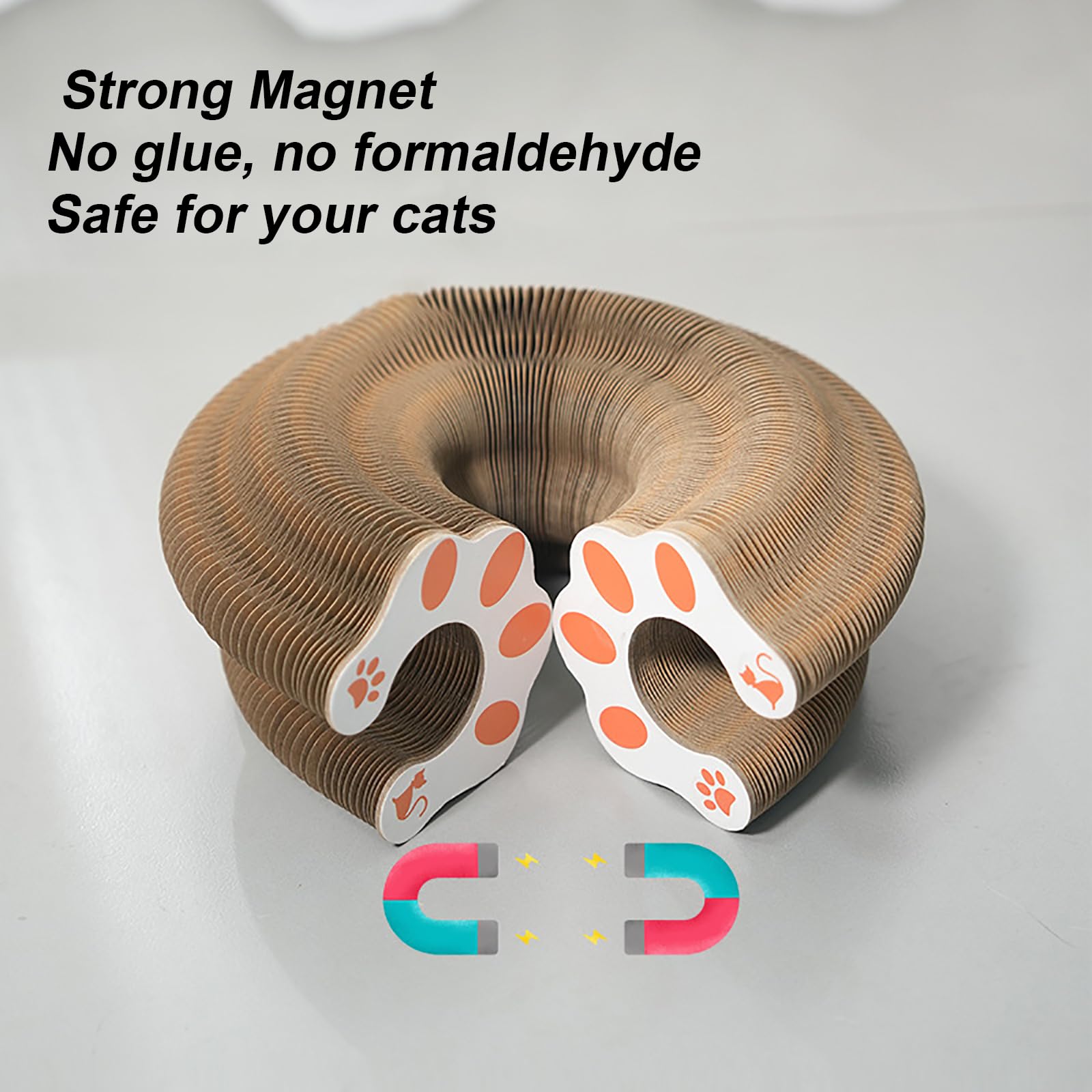 Lktvys Kitty Curlz, forme accordeon pliable, rangement facile.
