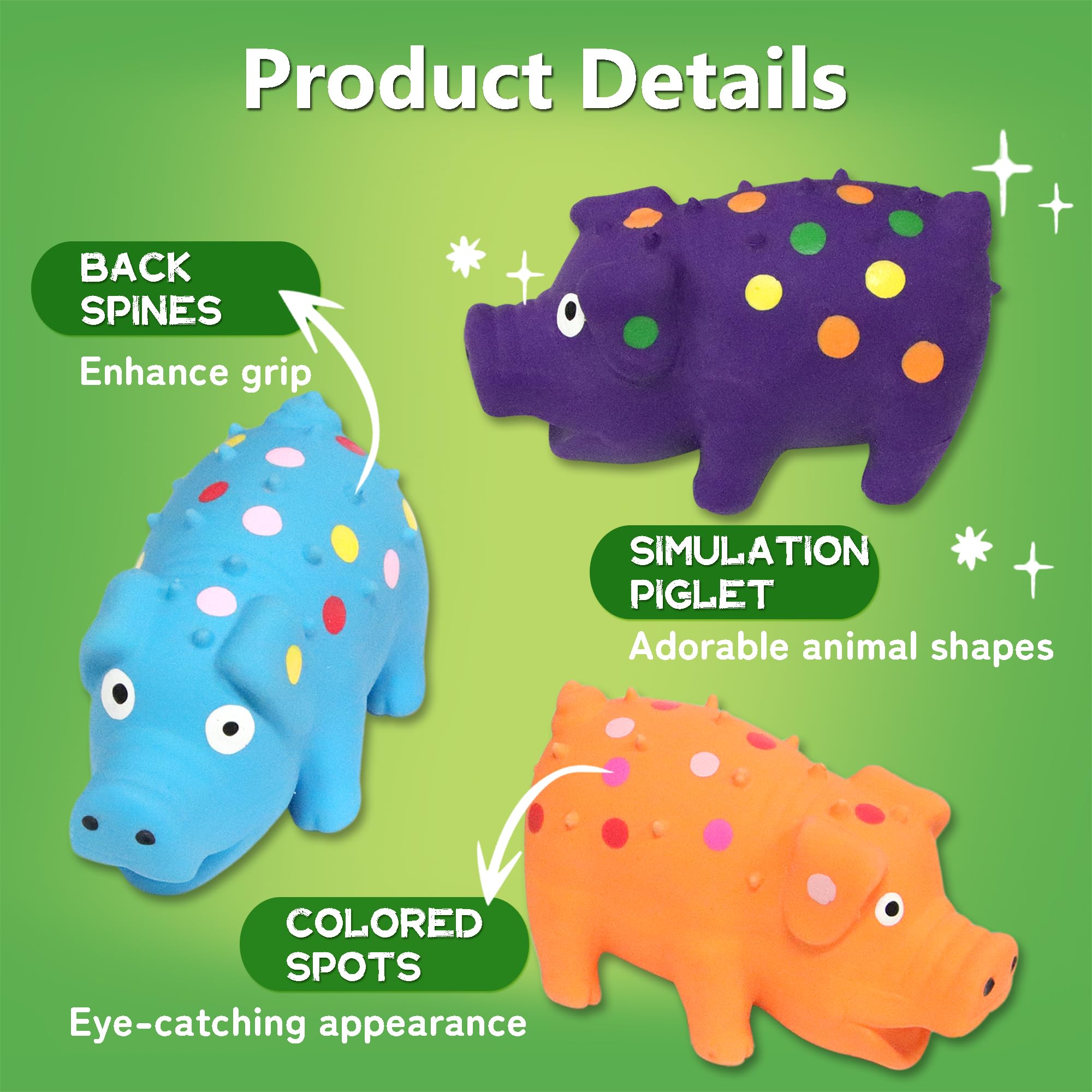 LLSPET jouets cochon extérieurs: parfait pour le fetch et les sorties.