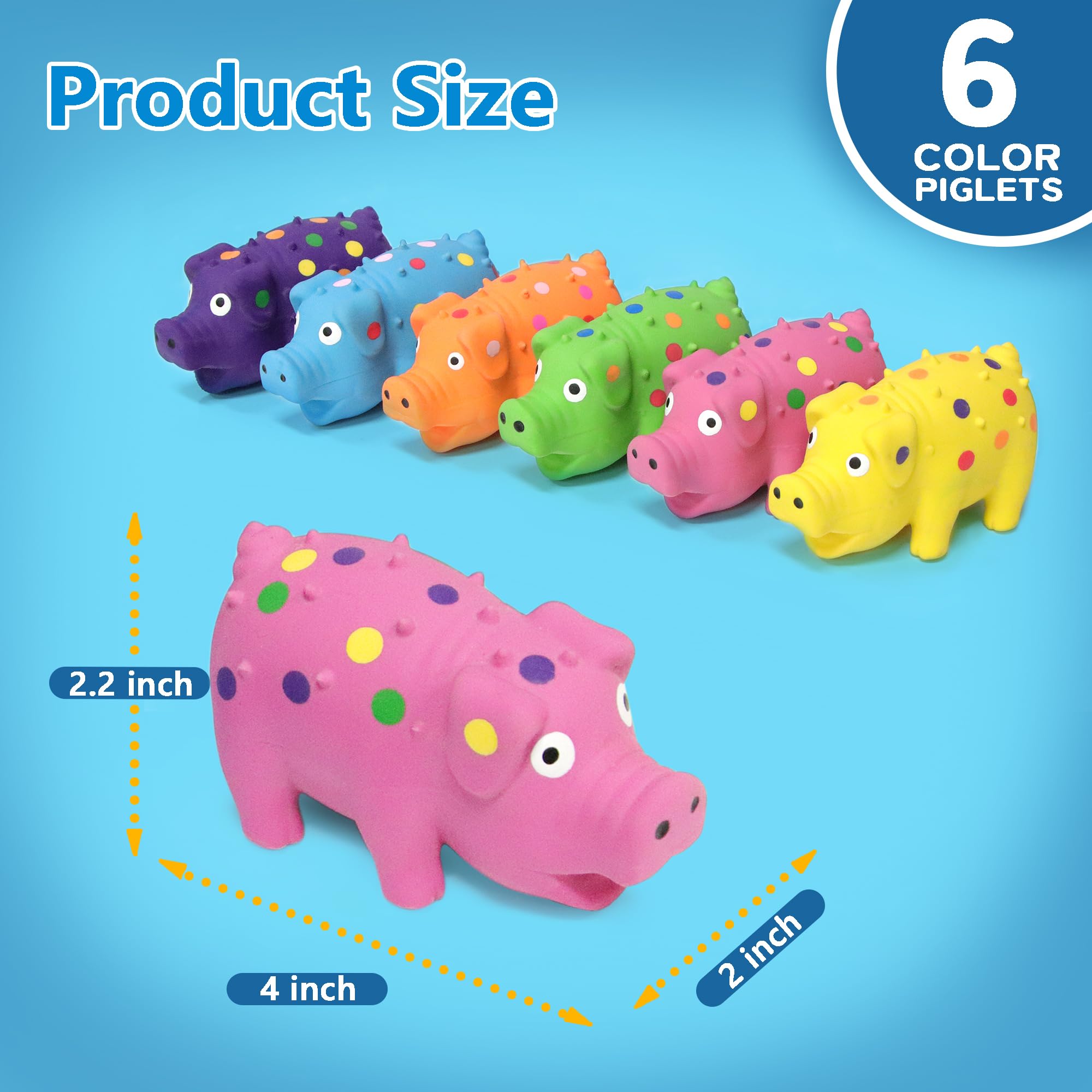 LLSPET petit cochon à sifflet: stimulation ludique pour jeux à la maison.