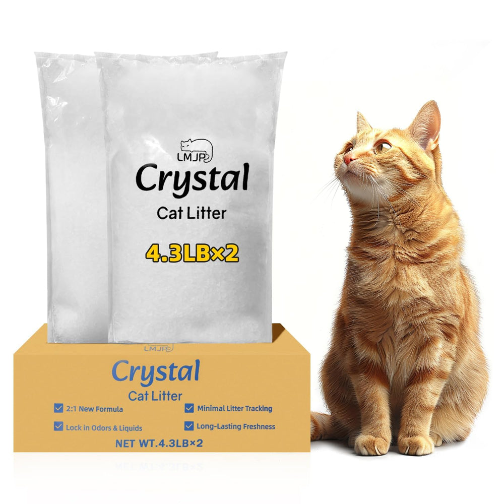 LMJP Litière Cristal Chat absorption rapide pour surface propre