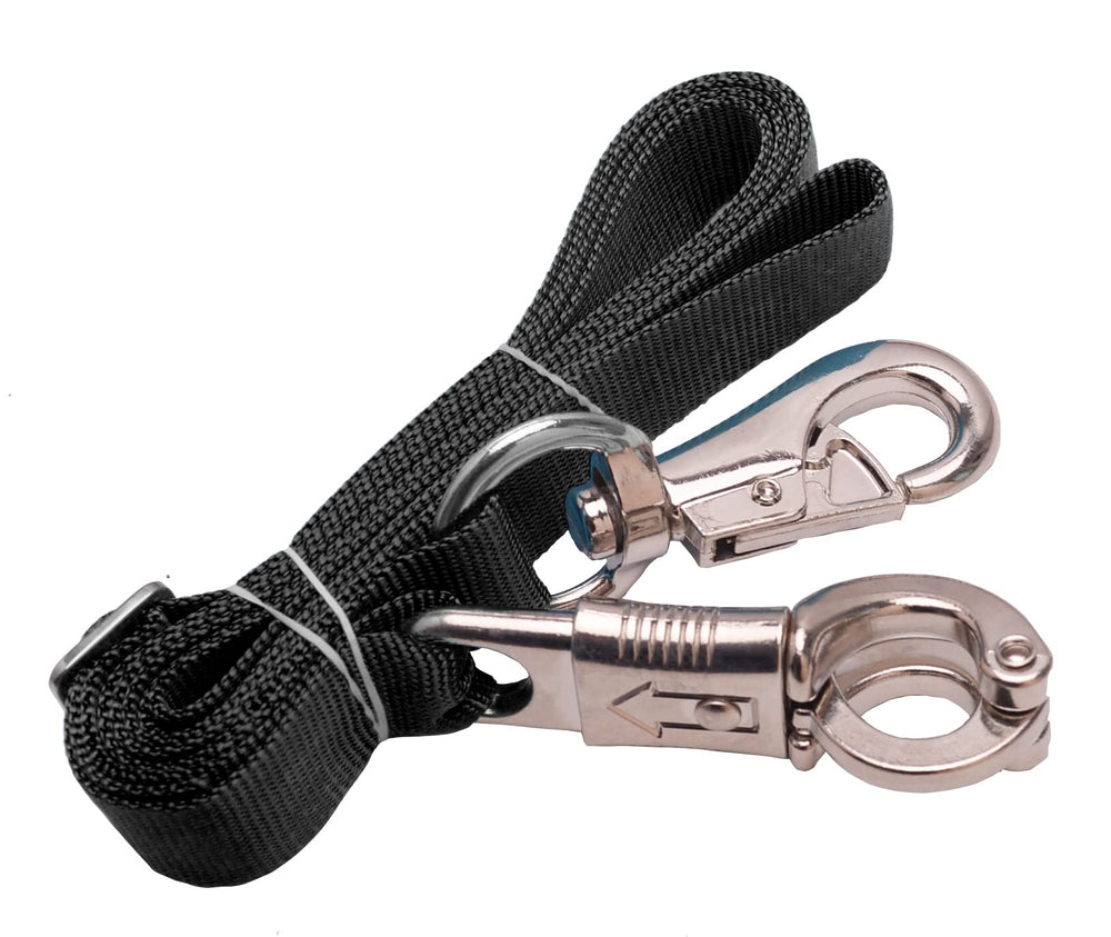Paquet de deux attaches Loaged pour écurie et travail avec chevaux.