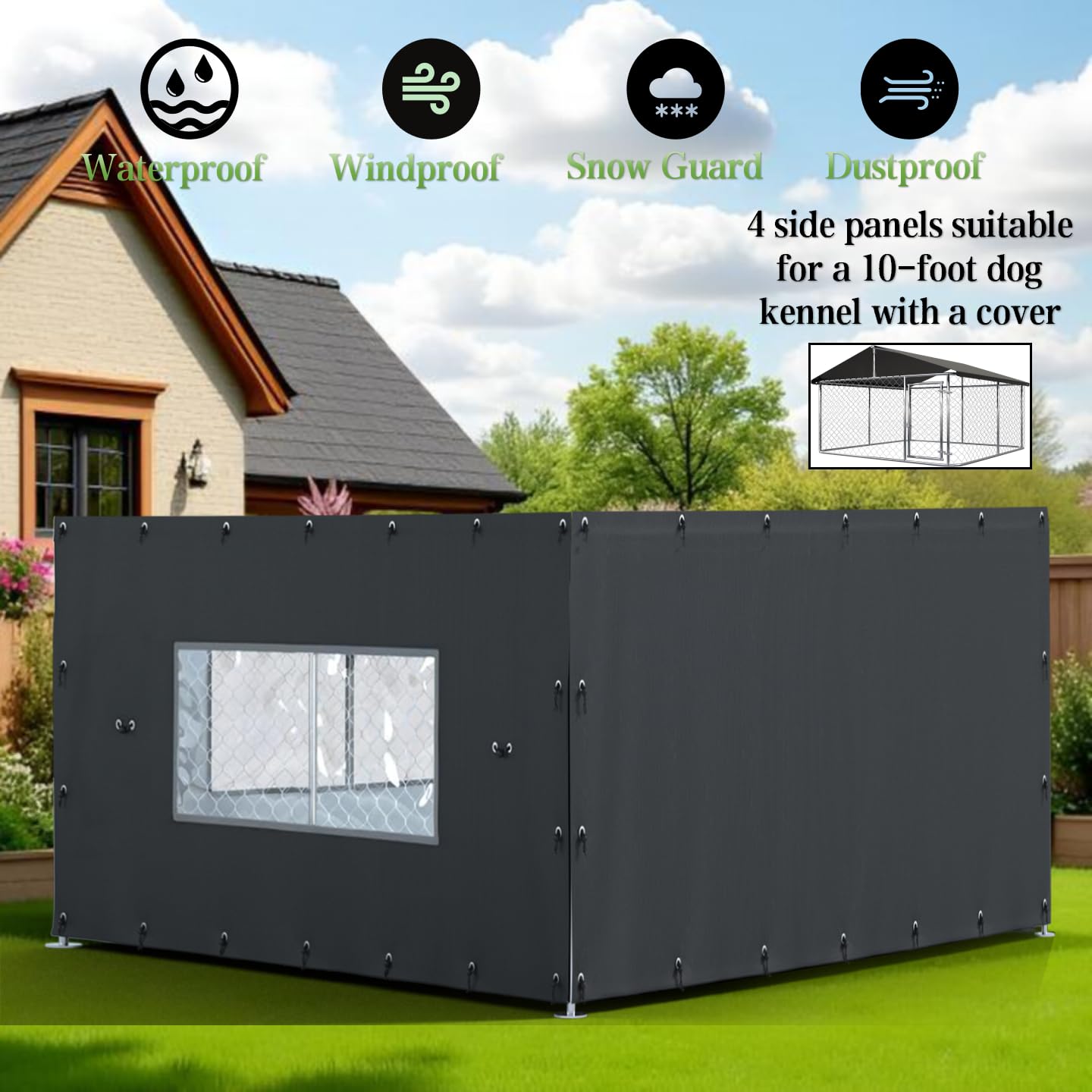 Locywx housse anti-vent pour espace extérieur.