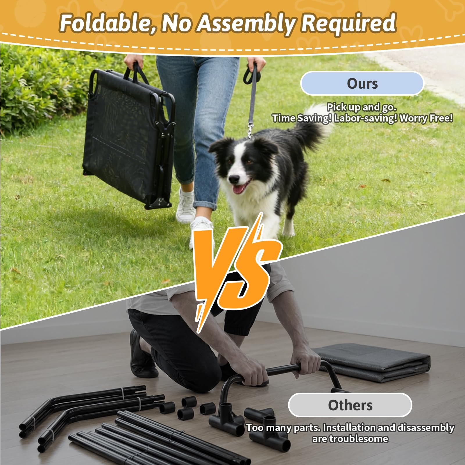 Loebelle lit chien surface mesh respirant pour ventilation