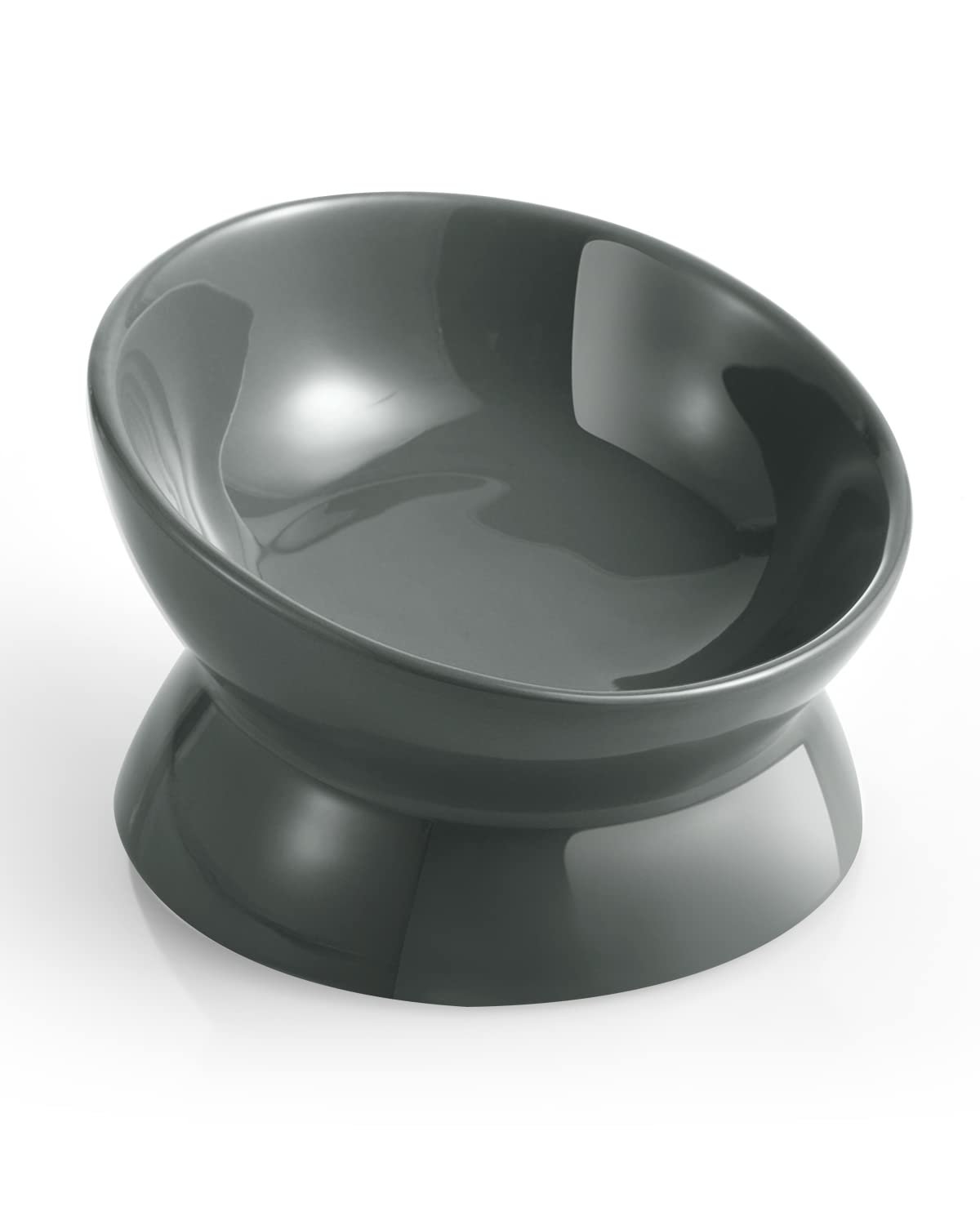 LoeJan bol elevé chat ceramique 5oz, alimentation plus confortable.