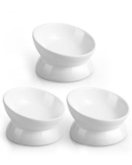 Bol LoeJan chat élevé en céramique, ergonomique pour alimentation plus confortable.