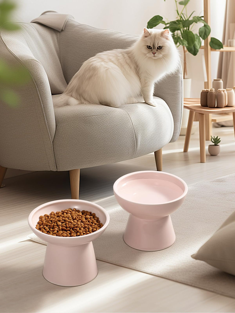 LoeJan design moderne rose – bol elegant qui s'integre au decor.