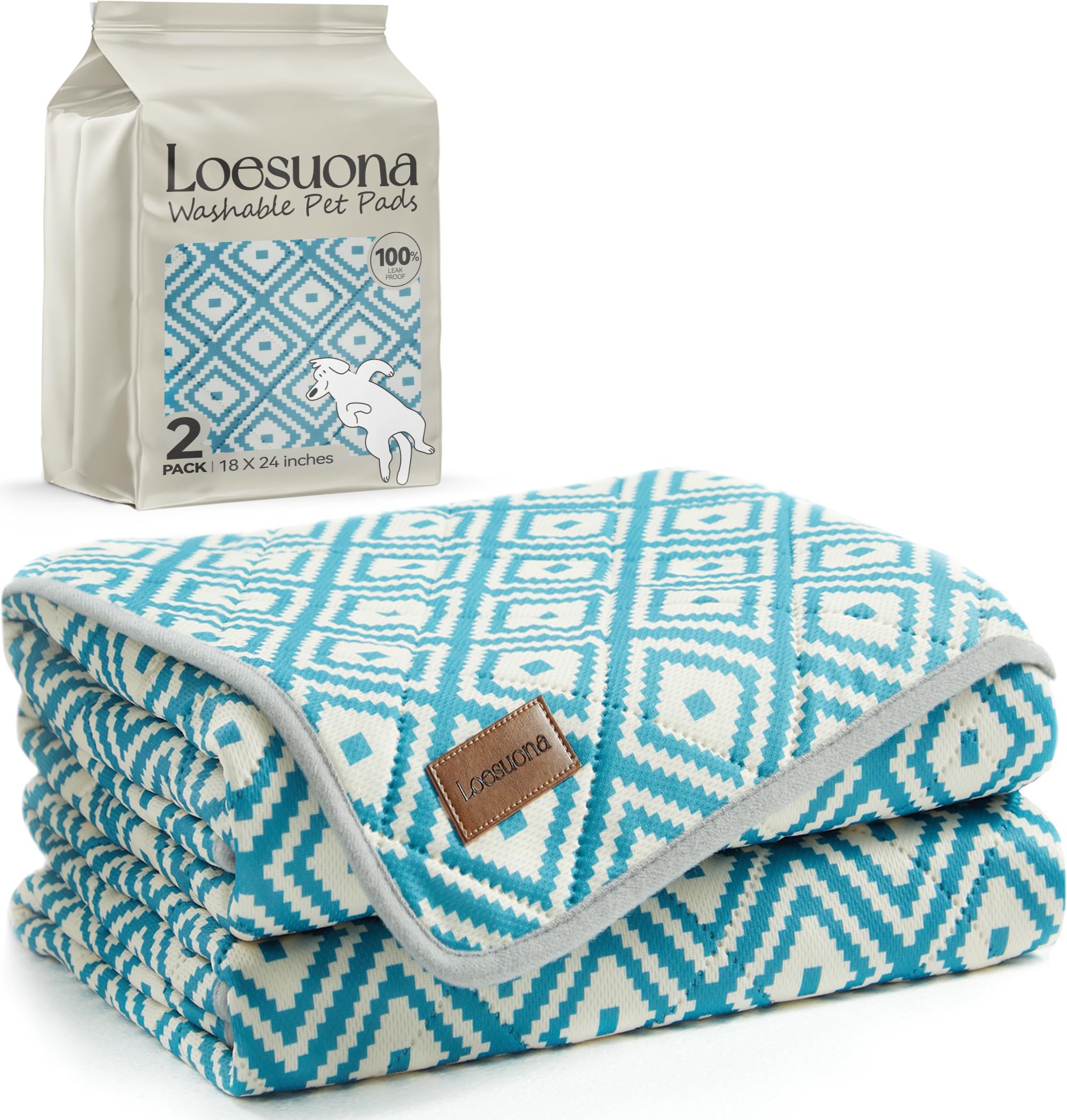 Loesuona tapis lavable absorption maximale assure propreté et confort pour votre chien