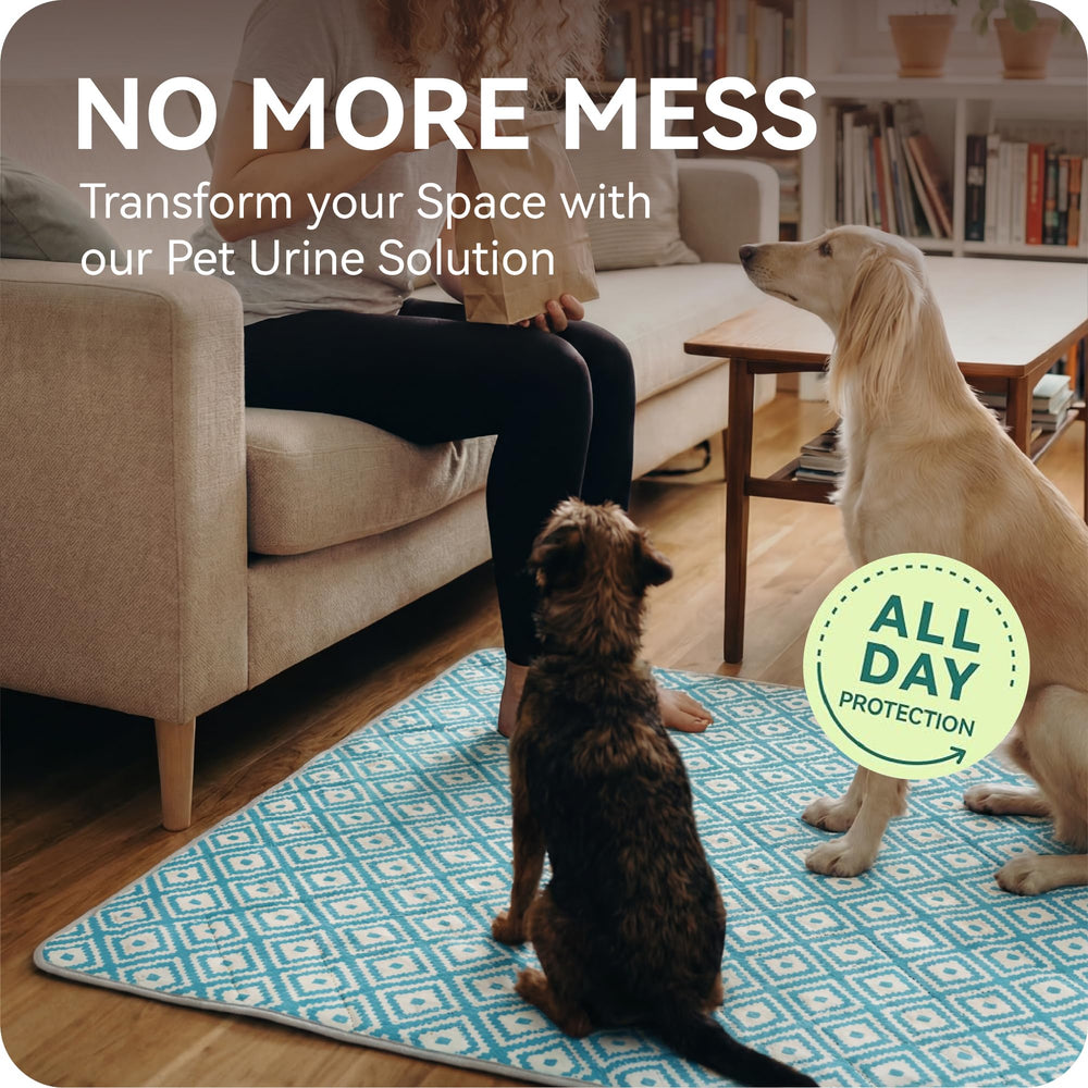 Loesuona tapis lavable imperméable membrane protège contre les fuites