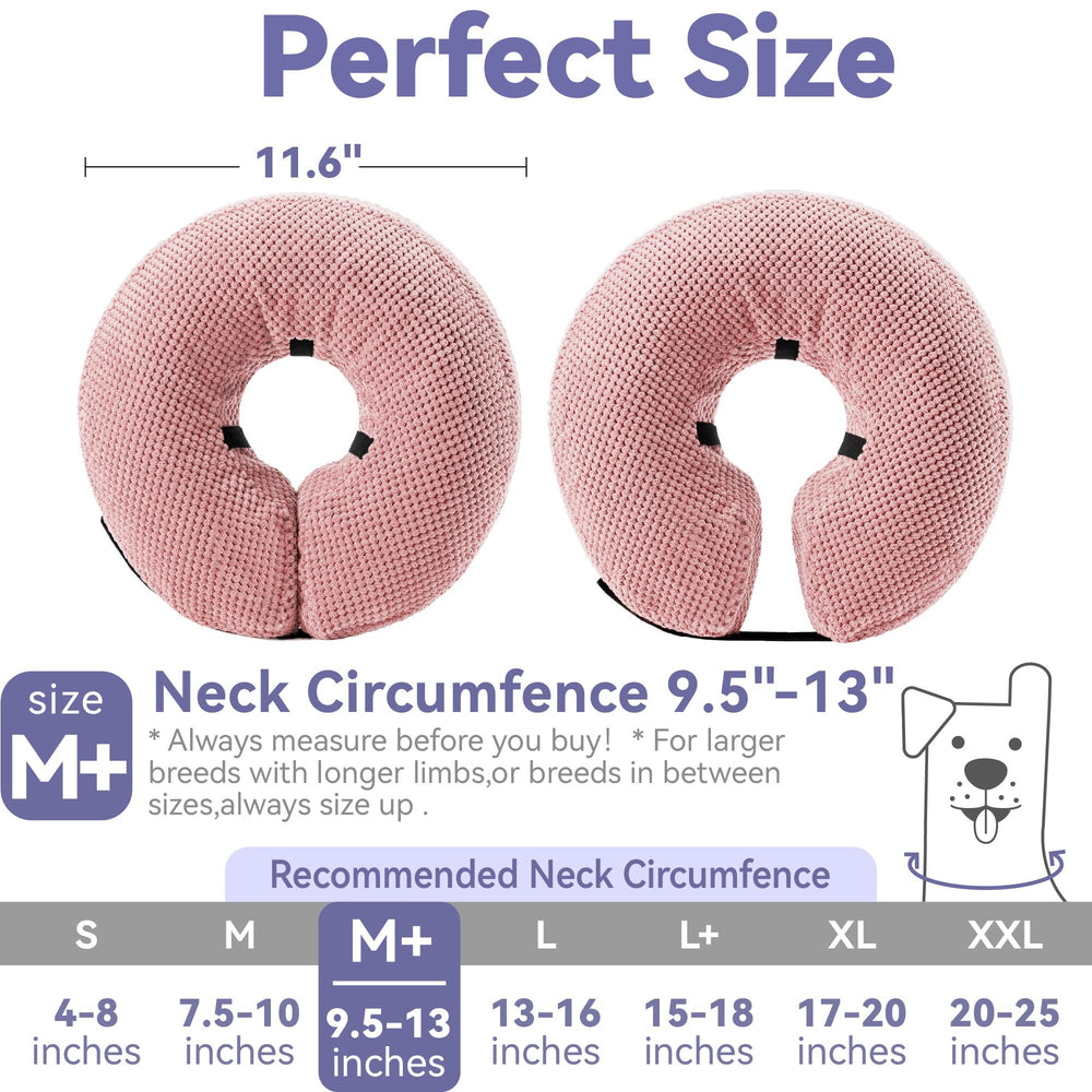 Collier donut gonflable Loflaze pour petit chat, confort et récupération douce.