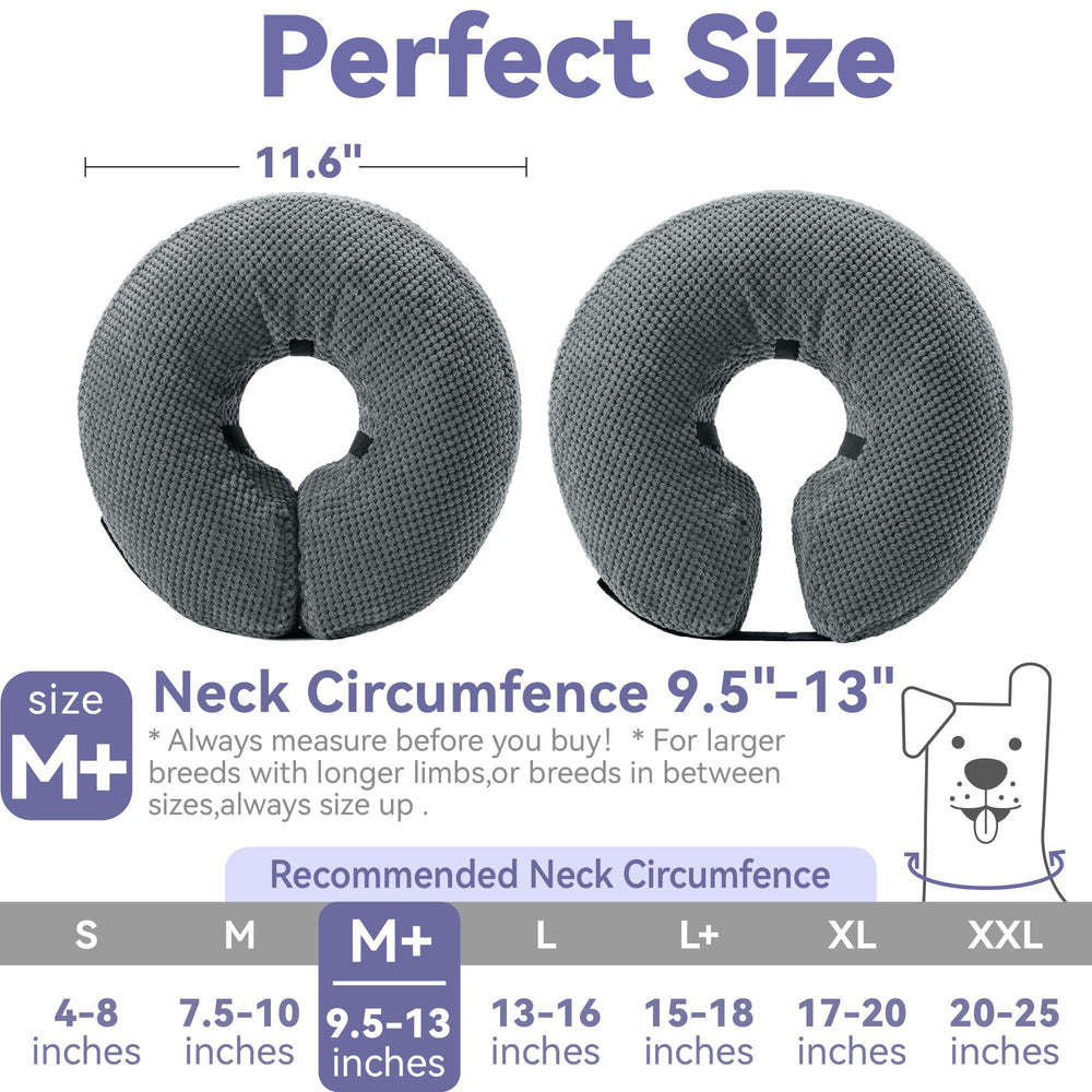 Housse amovible du collier Loflaze donut, nettoyage facile en machine.