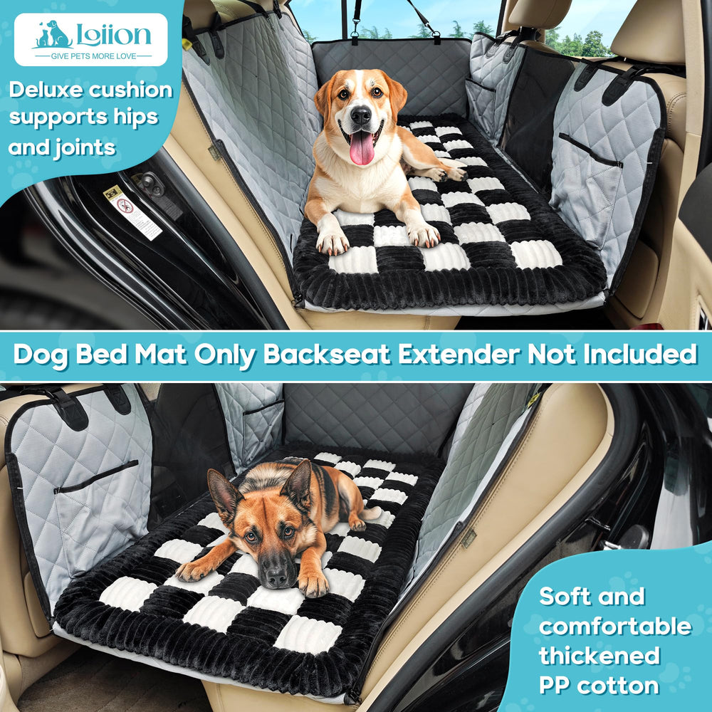 Tapis Loiion chien auto plaid 50x24-6 po, confort durable en déplacement.