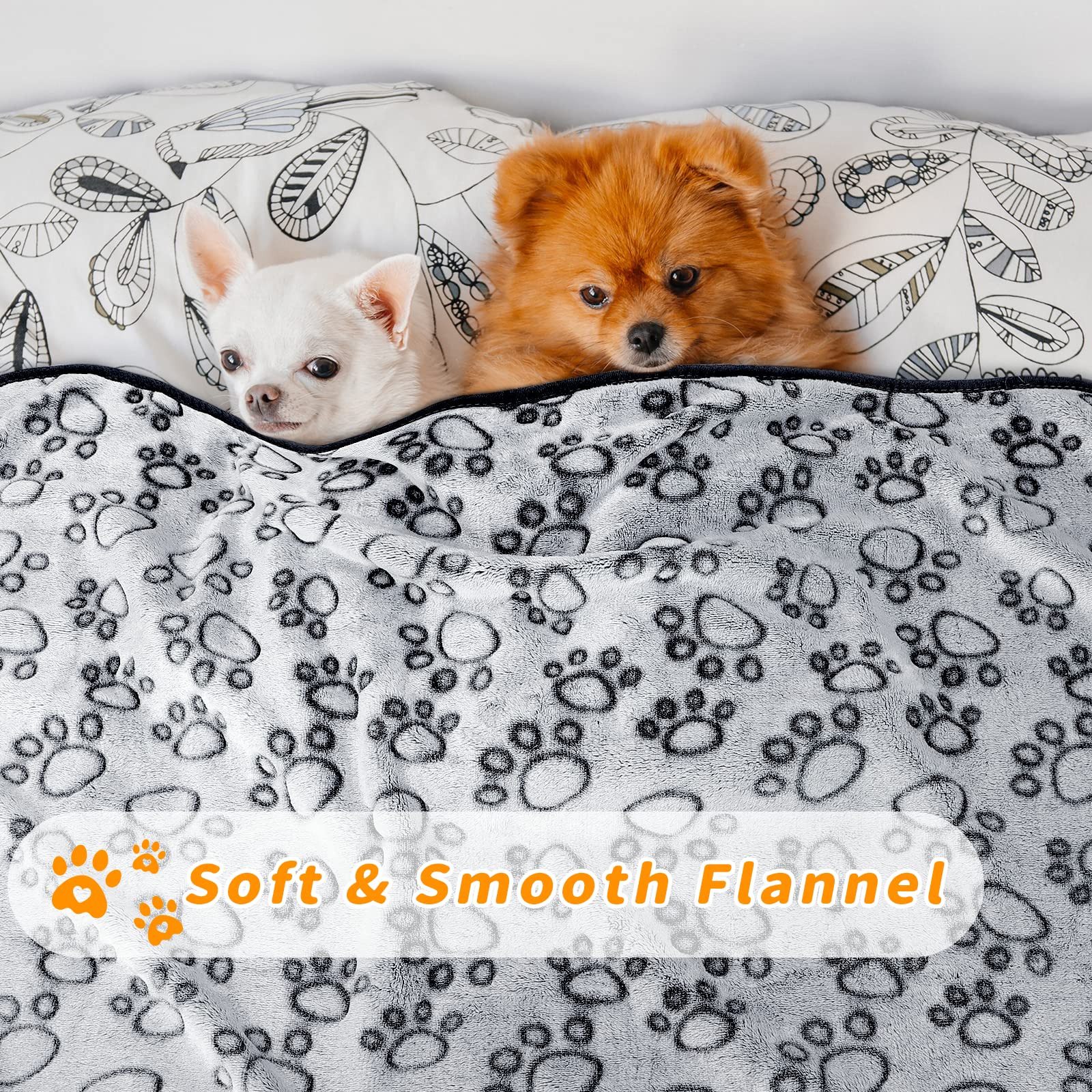 LOKOZ couverture chiens moyens en polaire double-face pour siestes réconfortantes