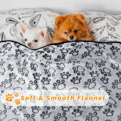 LOKOZ couverture chiens moyens en polaire double-face pour siestes réconfortantes
