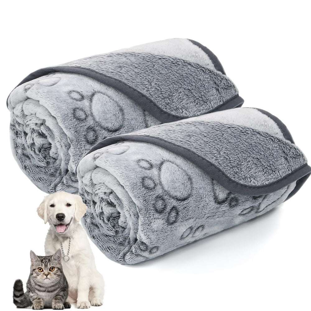 LOKOZ couverture chiens petits pieds avec empreinte patte et chaleur douce
