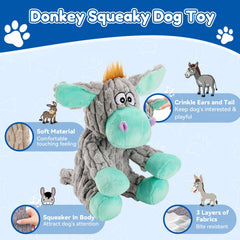 Jouet Loncoldy avec papier-crissant et peluche offre stimulation et réconfort.