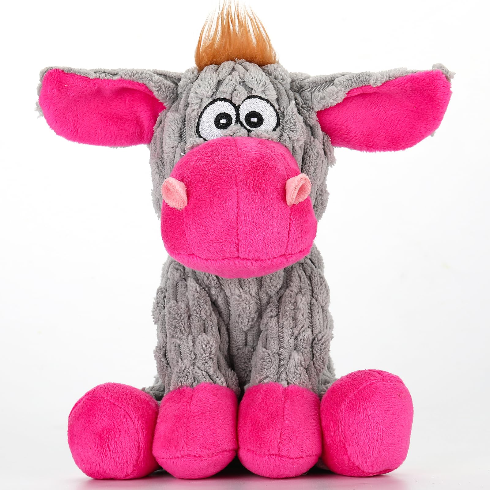 Loncoldy jouet peluche grande taille – sifflement pour attirer l'attention et stimuler le jeu.